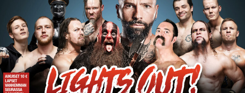 Lights Out! pro wrestling event, Porvoo, October 2022!