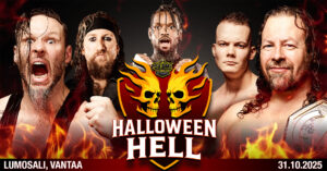 SLAM! Halloween Hell tuo showpainin takaisin Vantaan Lumosaliin! Vuoden jännittävin showpainitapahtuma Helsinki Vantaa Espoo -akselilla.